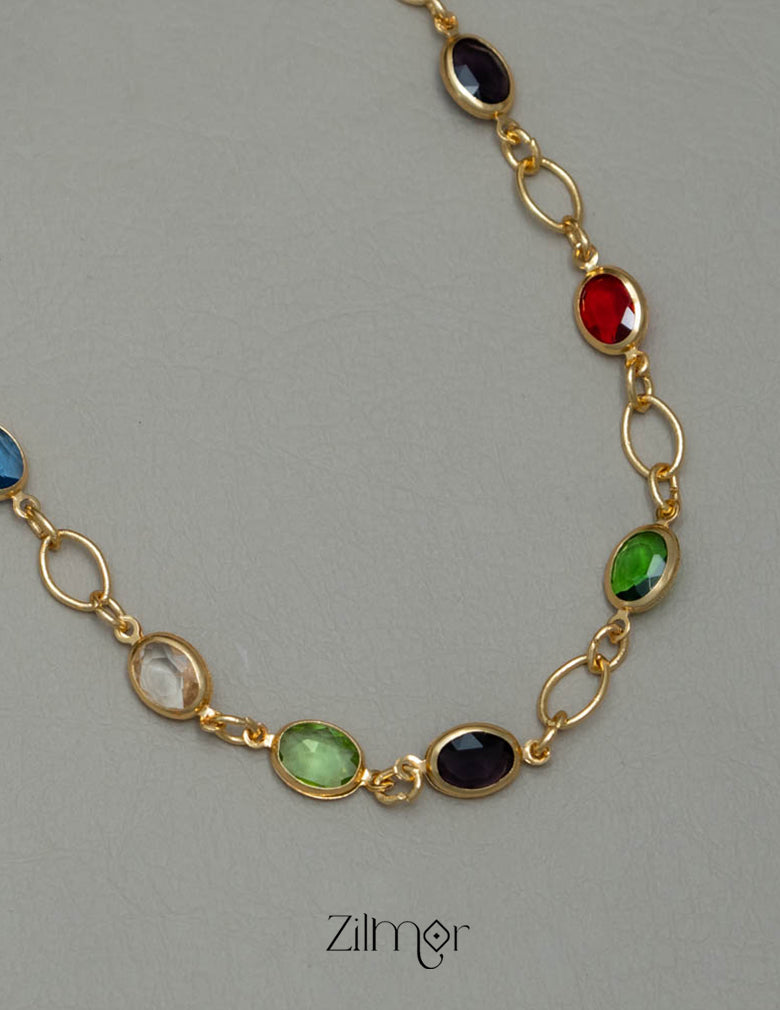 KY101904 - Semi Precious Stone  Necklace 2-Zilmor