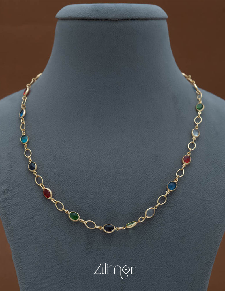 KY101904 - Semi Precious Stone  Necklace 3-Zilmor