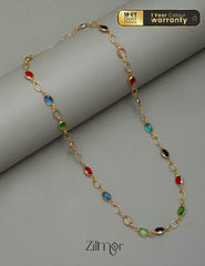 KY101904 - Semi Precious Stone  Necklace 1-Zilmor