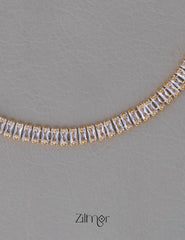 KY101955 - Anti tarnish tennis Necklace 3-Zilmor