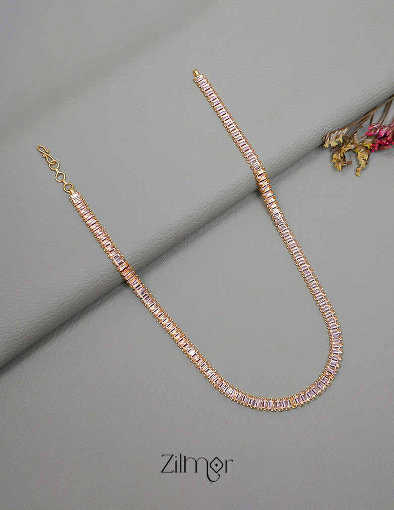 KY101955 - Anti tarnish tennis Necklace 6-Zilmor