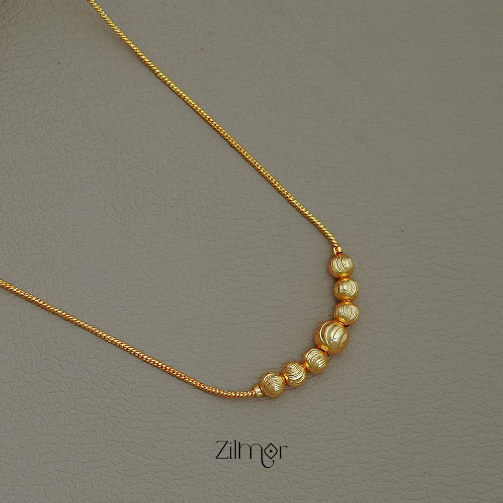 TR1011350 - Gold Plated  Simple Necklace