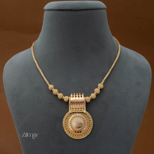 PP101881 - Gold Plated Lakshmi Necklace