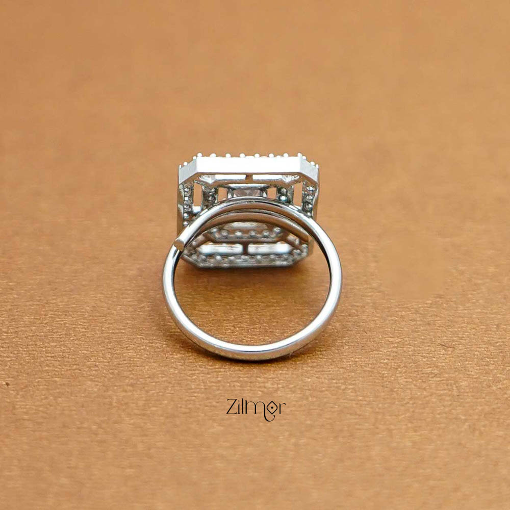 KL101220 - Silvertone AD Ring