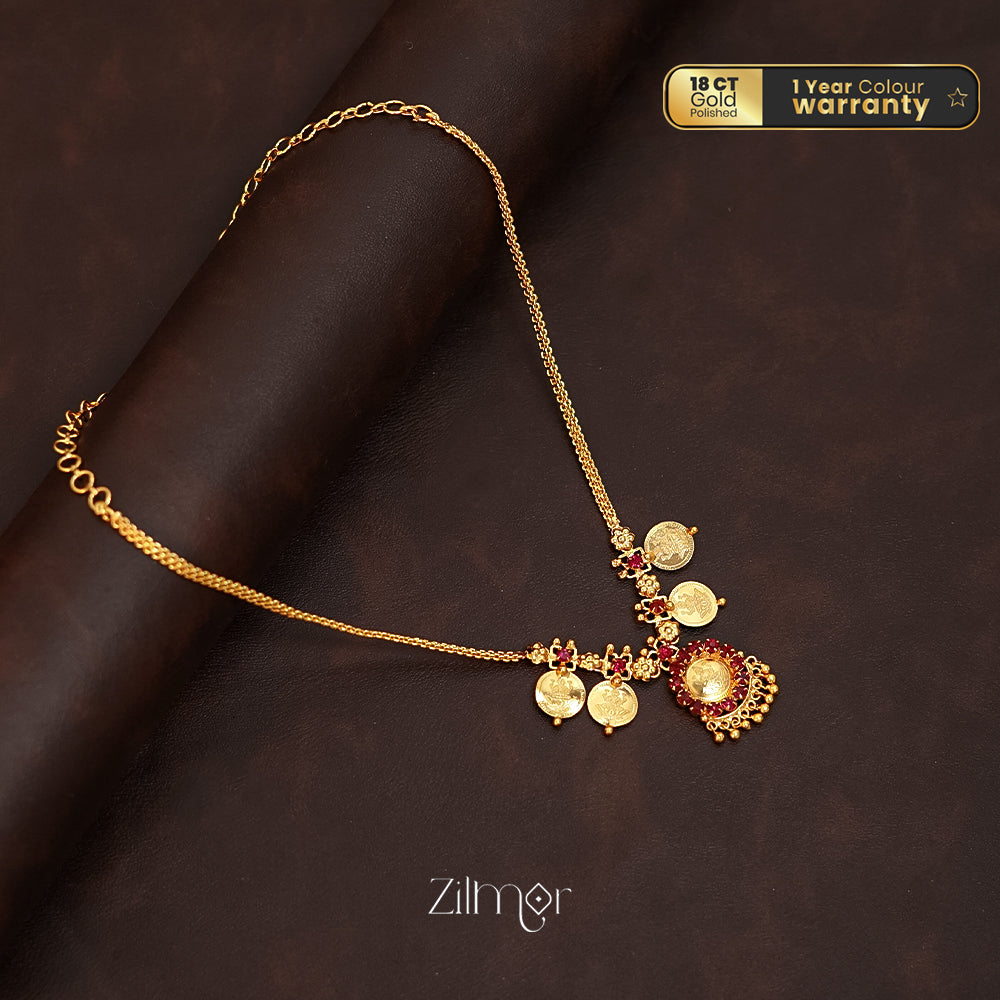 PP1011358 - Gold tone Kashu Lakshmi Necklace