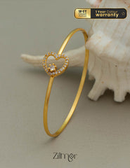 PP101207 - Gold Plated Openable Bangle 1-Zilmor