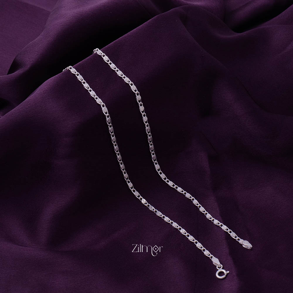 ZM101017 - 925 Silver Pair Anklet