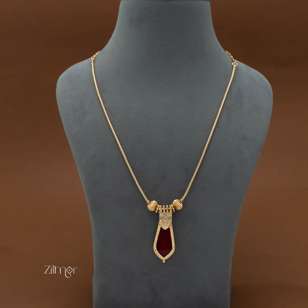 PP101882 - Gold Plated Nagapadam Necklace