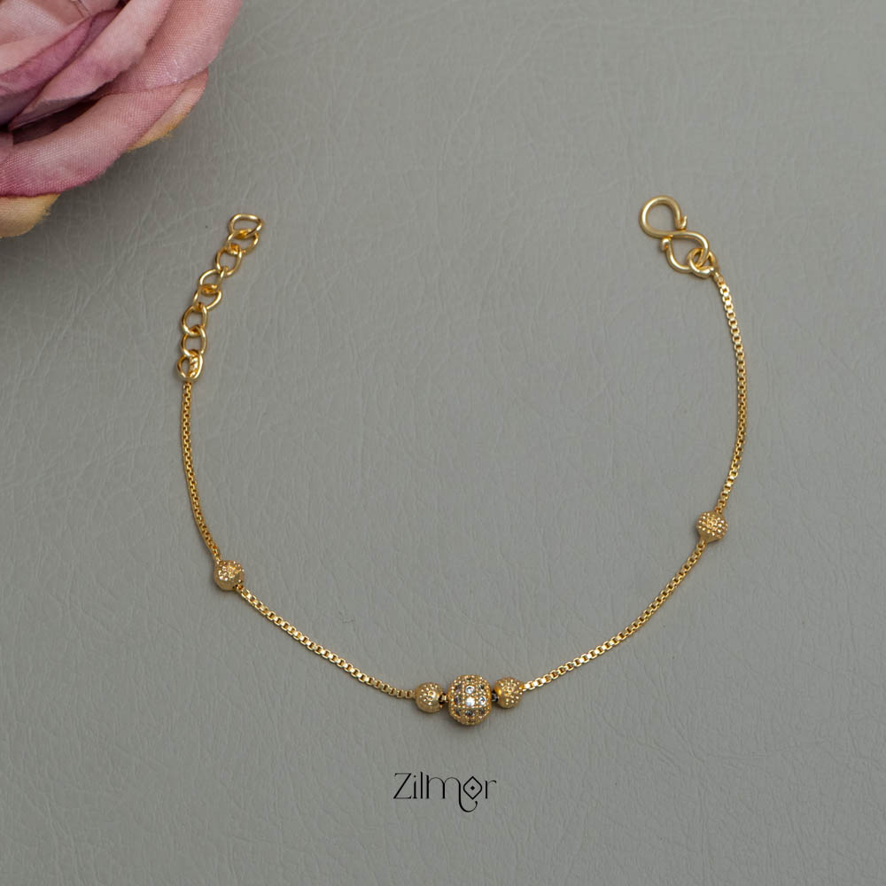 PP101873 - Gold Toned  Daily Wear Bracelet