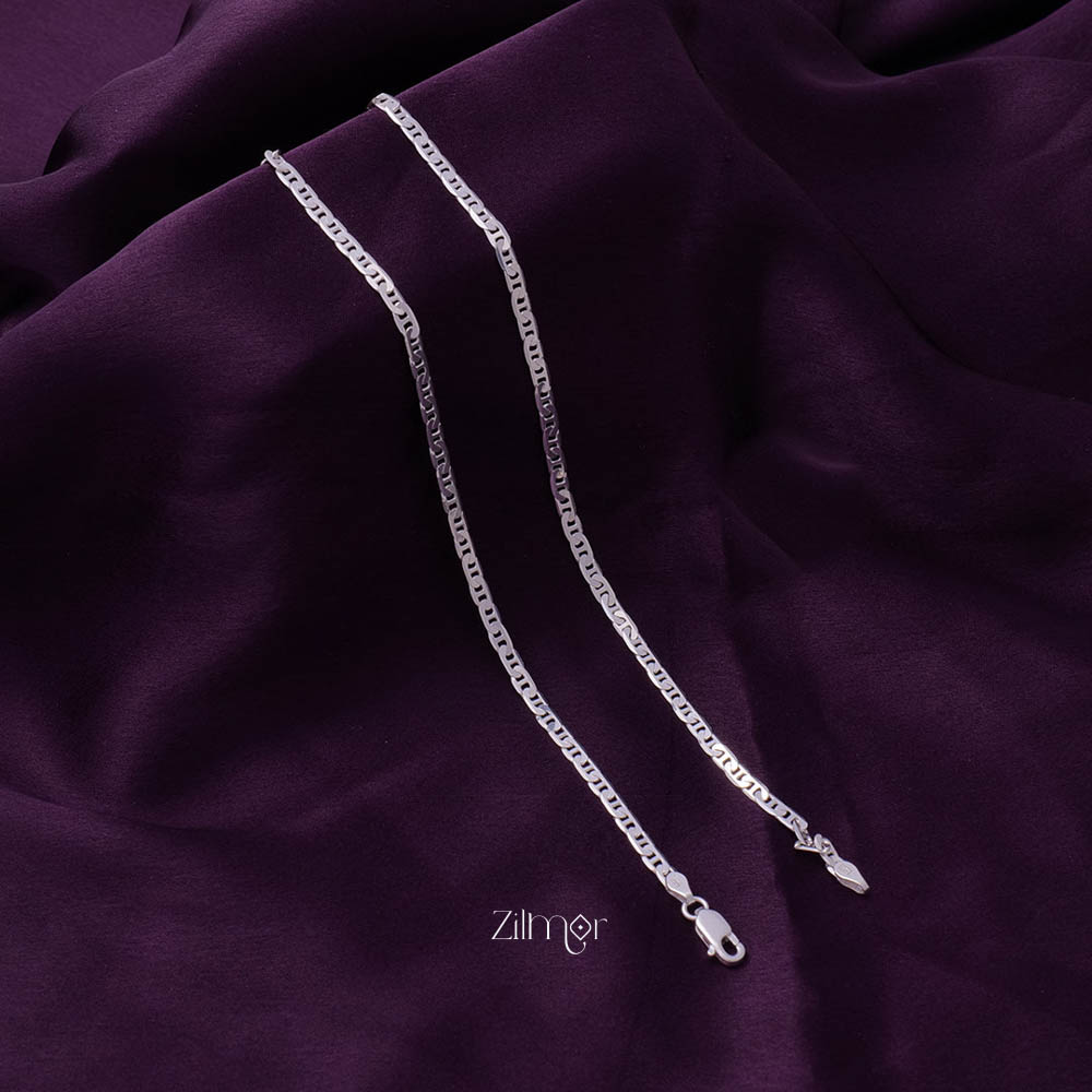 ZM101016 - 925 Silver Pair Anklet