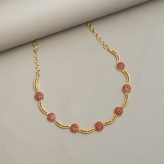 Premium AD Stone Necklace (color option) - TR100822