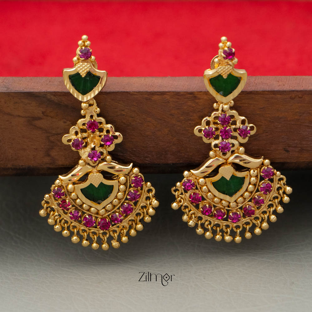 PP101871 -Gold tone Palakka Earrings – Zilmor