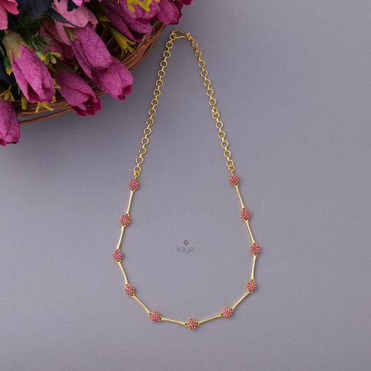 PP101085 - AD Stone Necklace (color option)