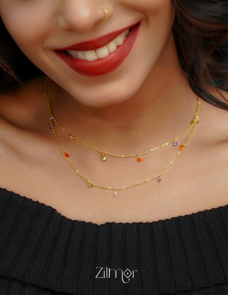 PE101850 - Modern  Gold Plated Necklace 2-Zilmor