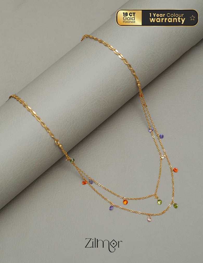 PE101850 - Modern  Gold Plated Necklace 1-Zilmor