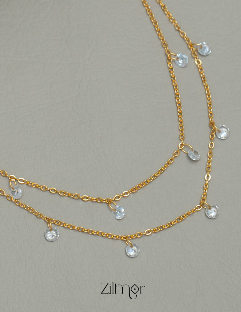PE101850 - Modern  Gold Plated Necklace 5-Zilmor