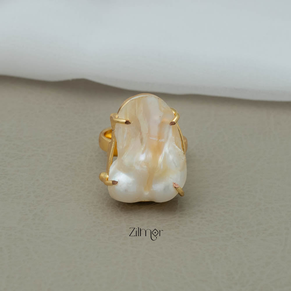 Pearl  Stone Ring - KE100412