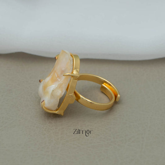 Pearl  Stone Ring - KE100412