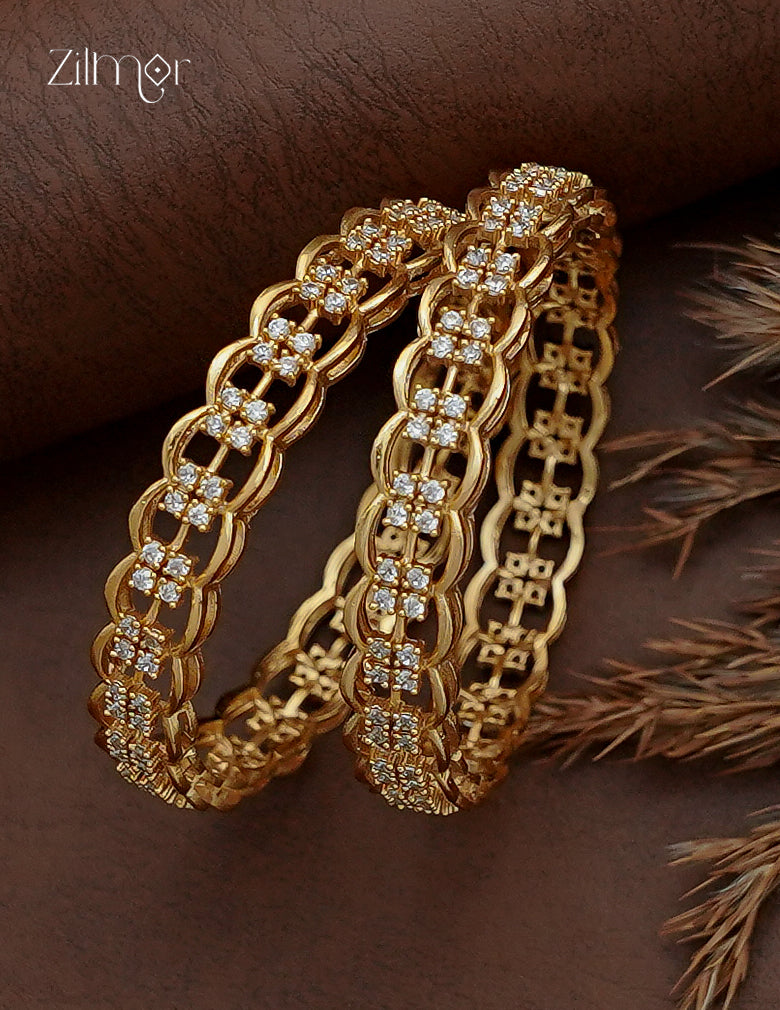 AD Stone Bangle Pair - SC1012855