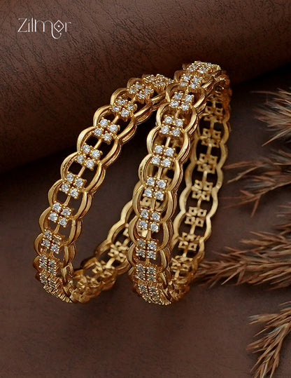 AD Stone Bangle Pair - SC1012855