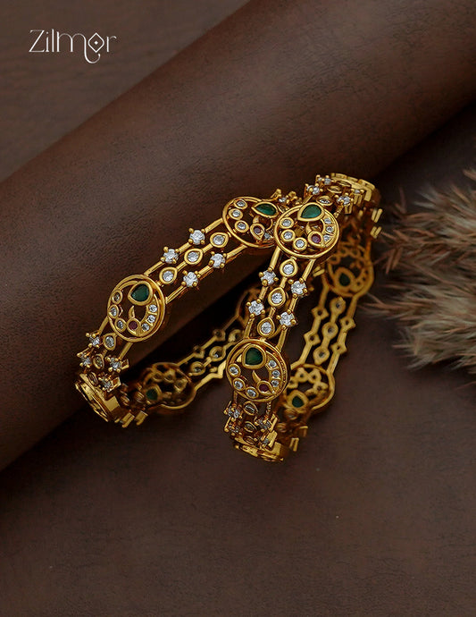 AD Stone Bangle Pair - SC1012907