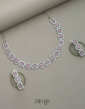 AD Stone Single Layer Necklace Set 2-Zilmor
