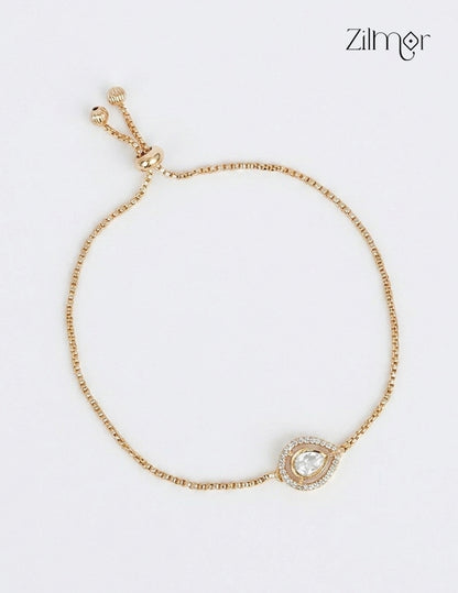 Polki AD Stone Teardrop Adjustable Bracelet - FS1012355