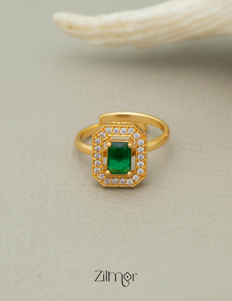 AG101022 - Gold tone AD Ring (color option) 4-Zilmor