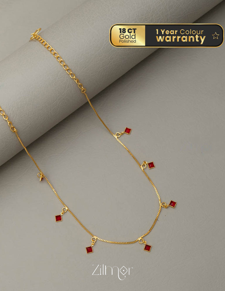AG101682 - Gold Toned Necklace 1-Zilmor