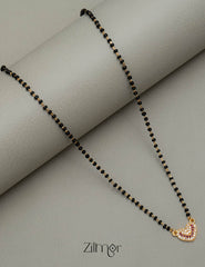 AG101894 - AD Stone  Heart Pendant Mangalsutra 1-Zilmor