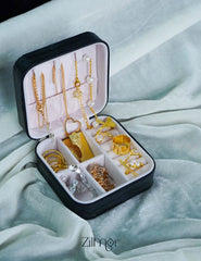 AI101097 - Portable Jewellery Storage Holder for Rings Earrings/Small Jewelry Box 3-Zilmor