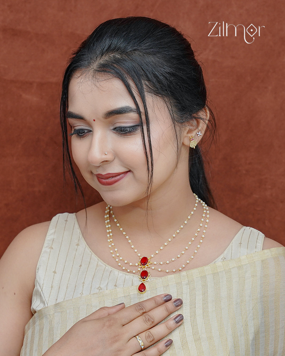 AS101051 - Pearl Layer Necklace