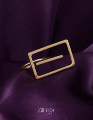AS101054 - Gold Geometric Ring 3-Zilmor