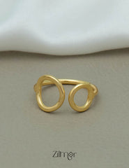 AS101127 - Open Face Golden Ring 1-Zilmor