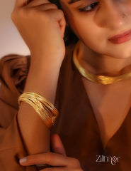 AS101128 - Contemporary Handcuff Cuff Bangle 1-Zilmor