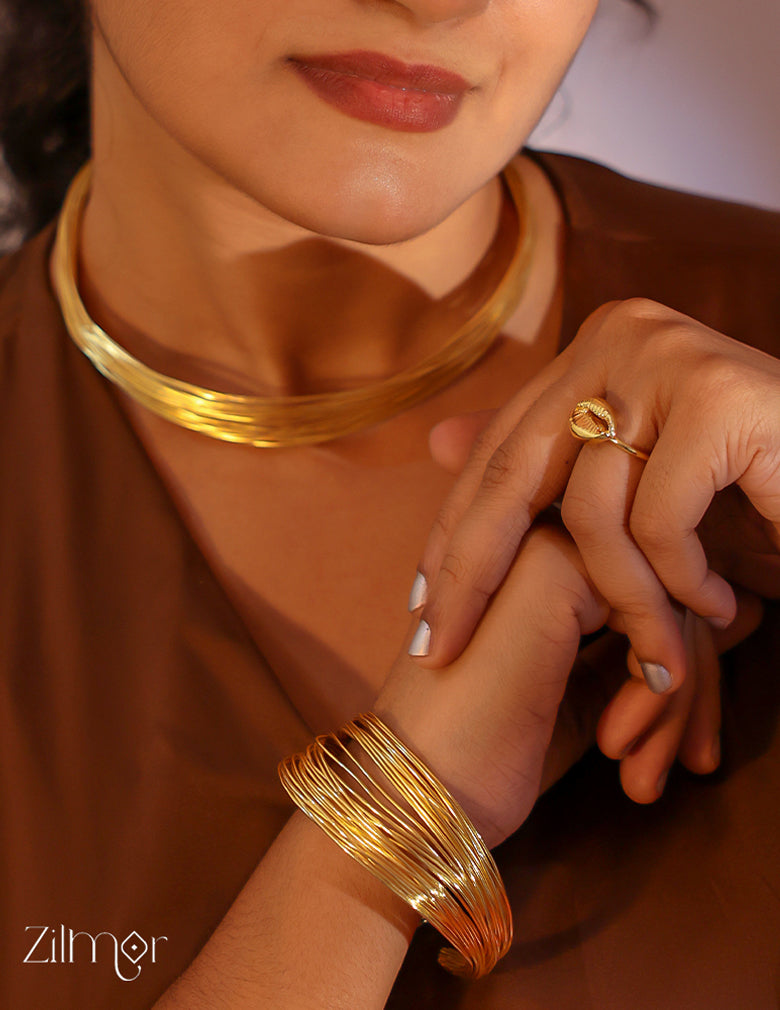 AS101275 -Marina Shell adjustable Ring 3-Zilmor