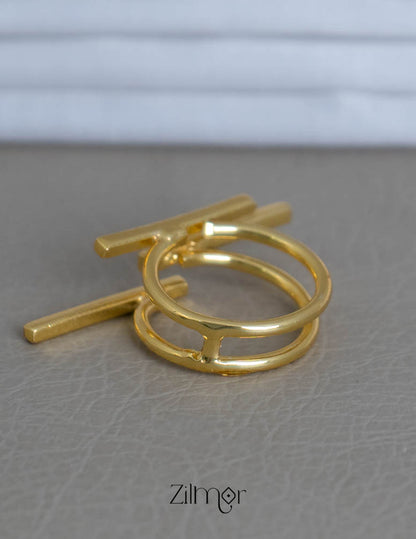 AS101967 - Multi layer Geometric Ring 2-Zilmor