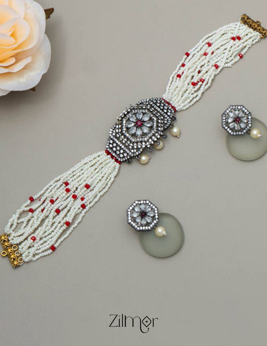 Ad Cz High Quality Choker Set 1-Zilmor