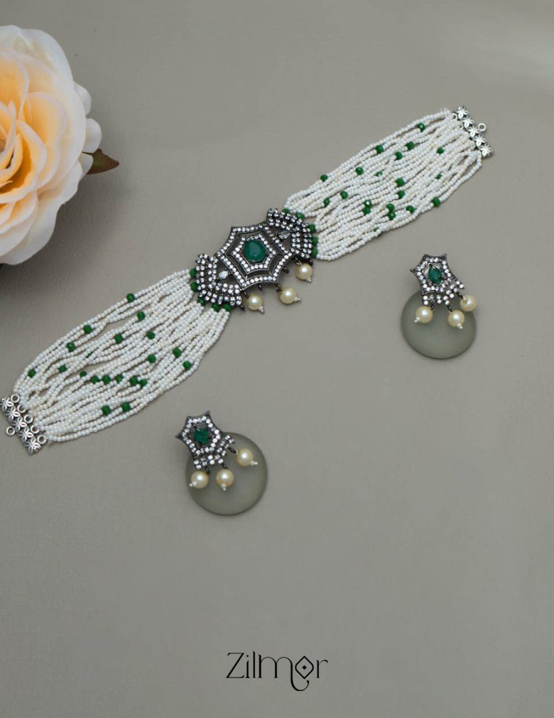 Ad Cz High Quality Choker Set 3-Zilmor