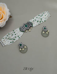 Ad Cz High Quality Choker Set 3-Zilmor