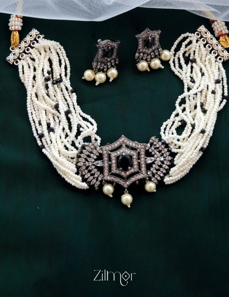 Ad Cz High Quality Choker Set 2-Zilmor