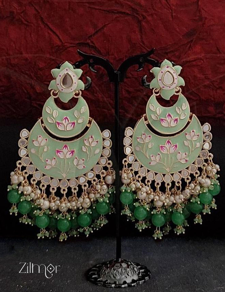 Ahana - Polki Designer Earring 3-Zilmor
