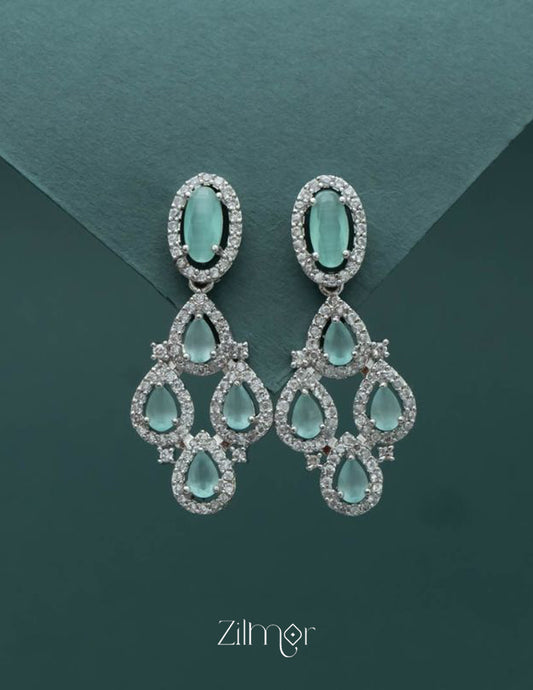 Alda - American Diamond Earrings (Colour options)