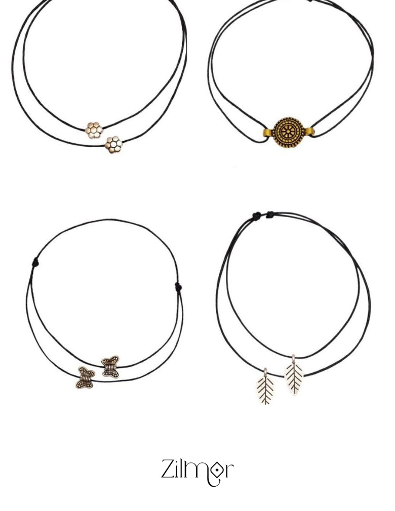 Anklet Pack Of 4 In One Combo 5-Zilmor