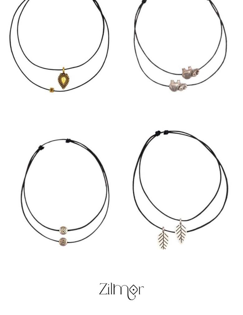 Anklet Pack Of 4 In One Combo 1-Zilmor