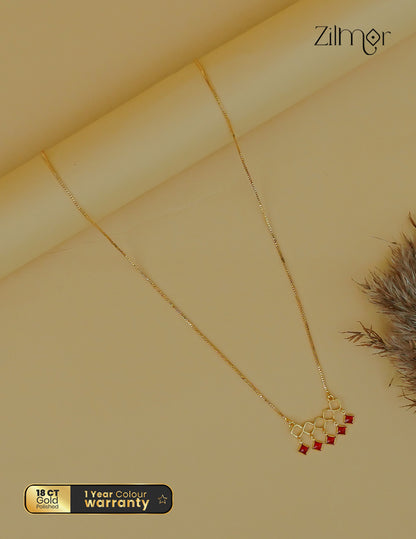 Simple pendant Necklace-1