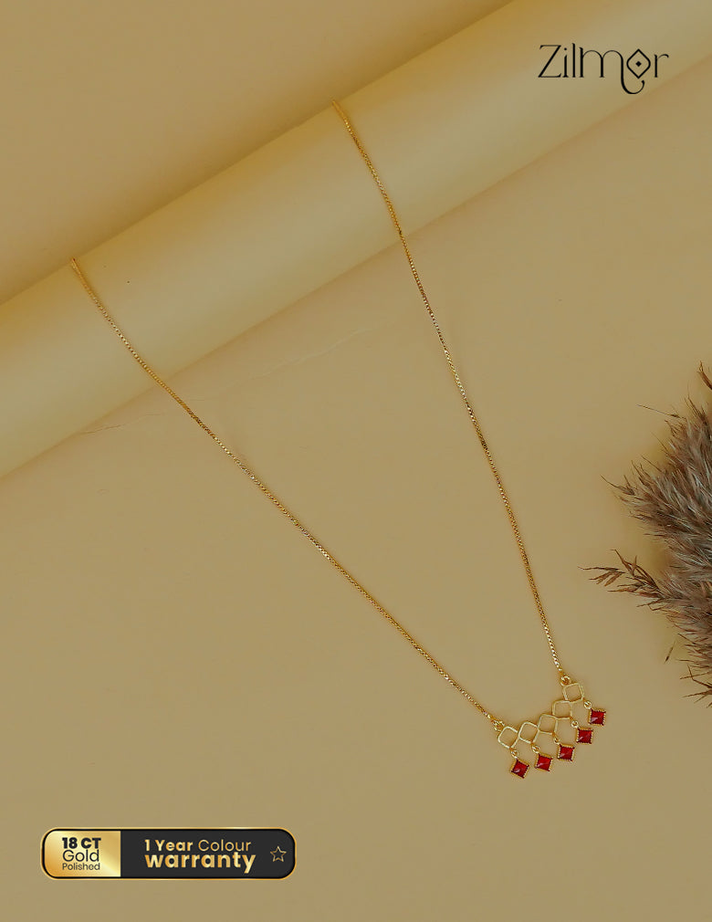 Simple pendant Necklace-1