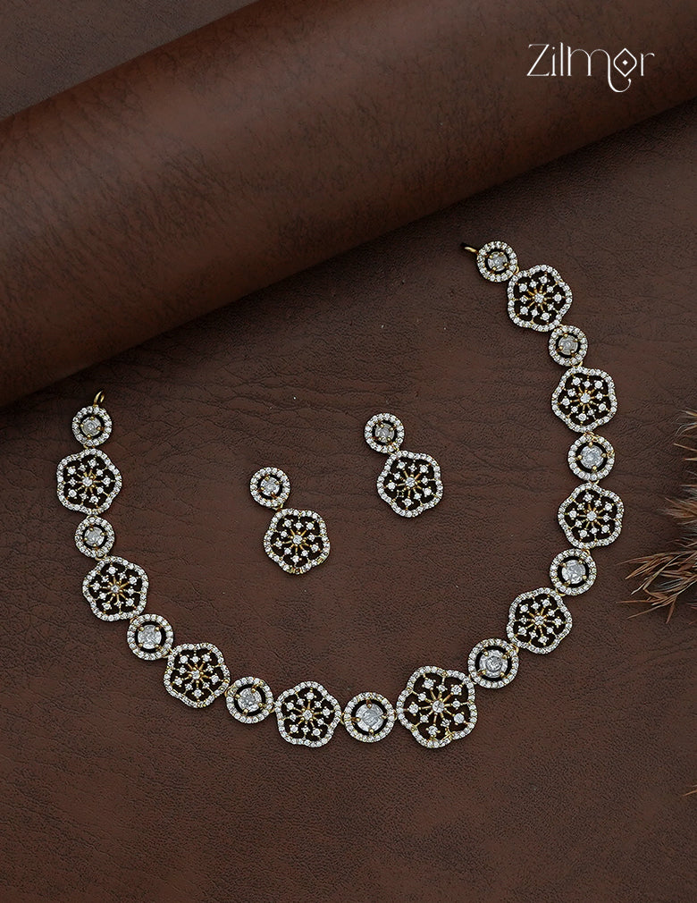Antique AD Stone Necklace for Occasion Wear – AF1013094