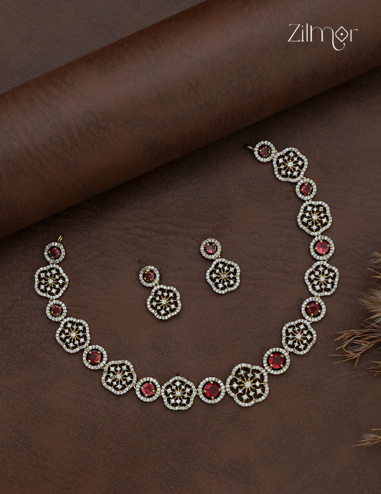 Antique AD Stone Necklace for Occasion Wear – AF1013094