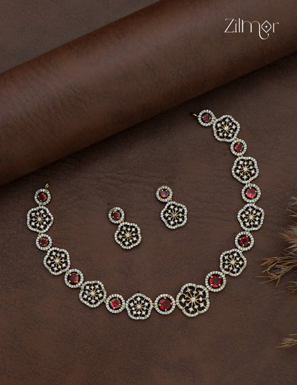 Antique AD Stone Necklace for Occasion Wear – AF1013094